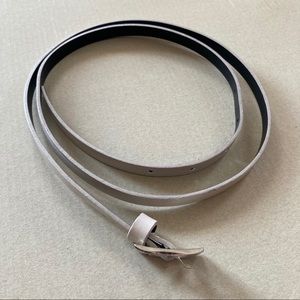 Unbranded Patent Leather Thin Skinny Belt Pink